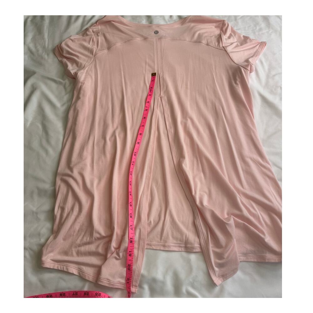 Lululemon Modal Open Up Tie Back T-Shirt - Picture 9 of 9